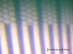Focus Scopeを用いてピントを合わせたプロジェクタ投影像写真